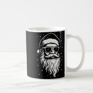 Vintage Santa With Sungles Christmas Xmas For Men Coffee Mug