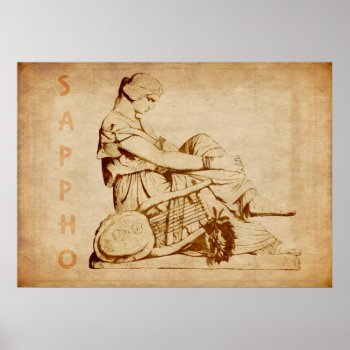 Vintage Sappho Poster by HumphreyKing at Zazzle