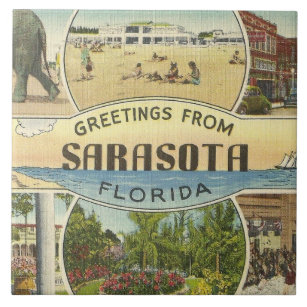 Vintage Sarasota Ceramic Tile