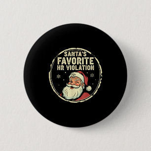 Vintage Sarcastic Retro Hr Violation Christmas Off Button