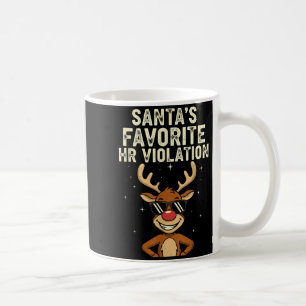 Vintage Sarcastic Retro Hr Violation Christmas Off Coffee Mug