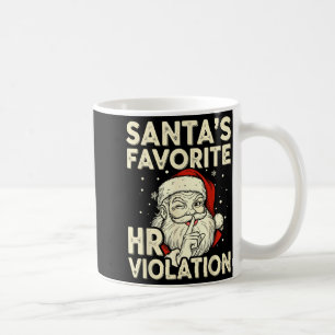 Vintage Sarcastic Retro Hr Violation Christmas Off Coffee Mug