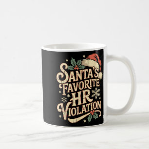 Vintage Sarcastic Retro Hr Violation Christmas Off Coffee Mug
