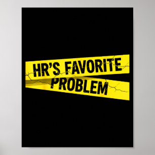 Vintage Sarcastic Retro Hr Violation Christmas Off Poster