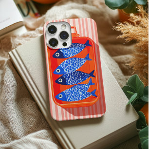 Vintage Sardine Tin Fish coastal summer iPhone 17 Case