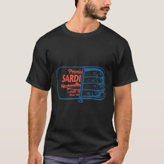 Vintage Sardines Fish Sardine Graphic For Men Wome T-Shirt