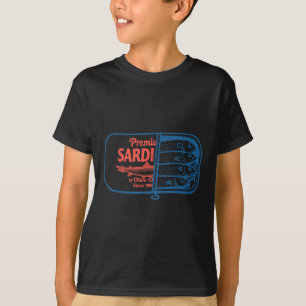 Vintage Sardines Fish Sardine Graphic For Men Wome T-Shirt