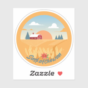 Vintage Saskatchewan Sticker
