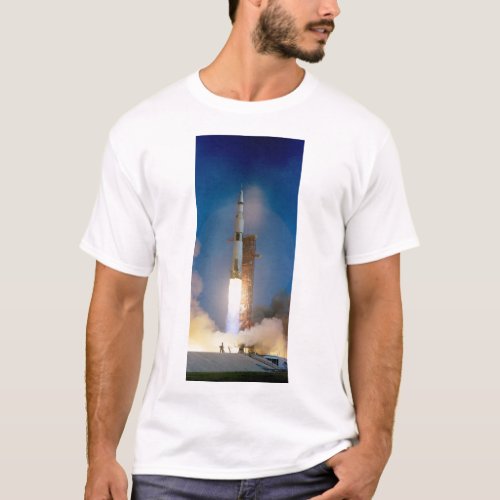 Vintage Saturn V Apollo 11 Launch T_Shirt