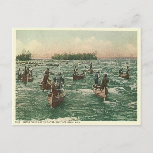 Vintage Sault Ste Marie Postcard