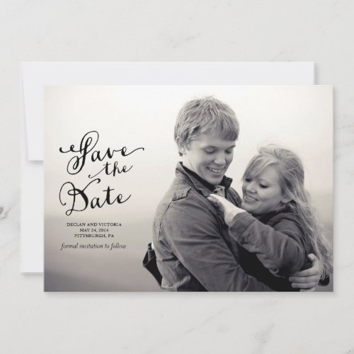 Vintage Save the Date Announcement