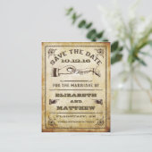 Vintage Save the Date Postcard (Standing Front)