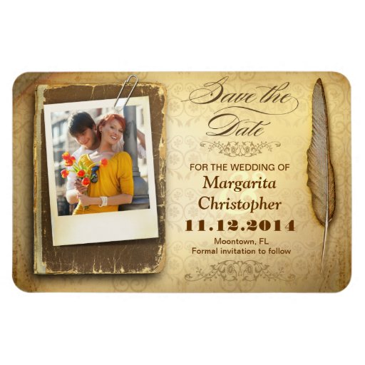 Vintage Save The Date Magnets 8