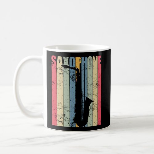 Vintage Saxophone Hoodie Coffee Mug