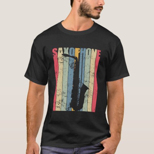 Vintage Saxophone Hoodie T_Shirt
