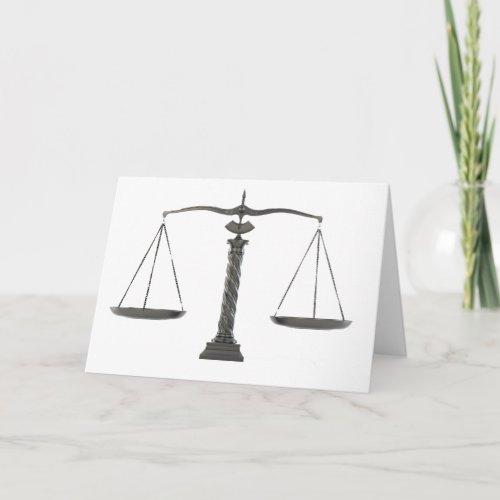 Vintage Scales Weighing Greeting Cards