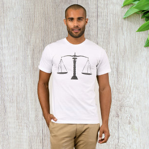 Vintage Scales Weighing Mens T-Shirt