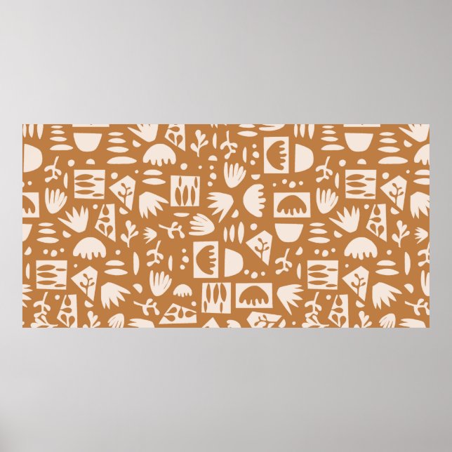 vintage Scandinavian simple, modern and contempora Poster (Front)