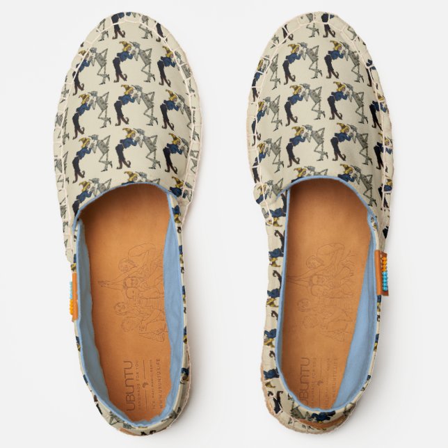 Vintage Scarecrow and Tinman Espadrilles (Front)