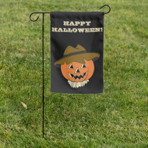 Vintage Scarecrow Garden Flag