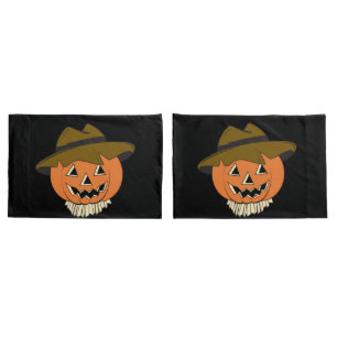 Vintage Scarecrow Pillow Case
