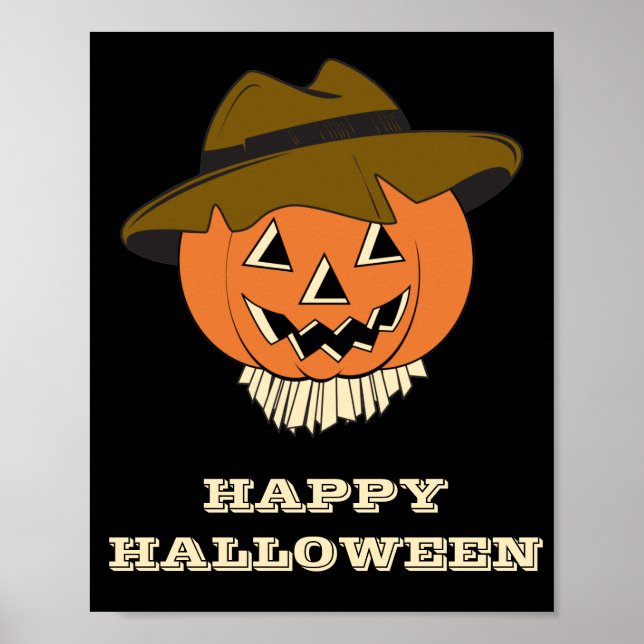 Vintage Scarecrow Poster (Front)