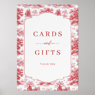 Vintage Scarlet Château Wedding Holder