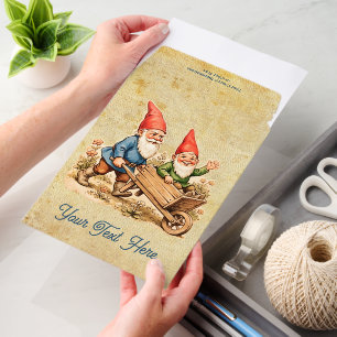 Vintage Scarp Picture - GARDEN GNOMES 32 Envelope Mailers