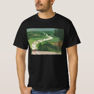 Vintage Scenic American Highways, Cars Road Trip T-Shirt