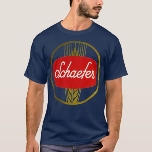 Vintage Schaefer Beer FampM Schaefer Brewing Co T_Shirt