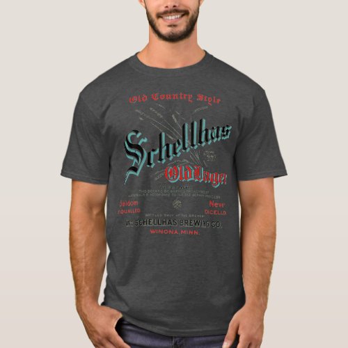 Vintage Schellhas Old Lager Old Country Style Wm S T_Shirt