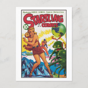 Vintage Sci Fi, 1947 Postcard