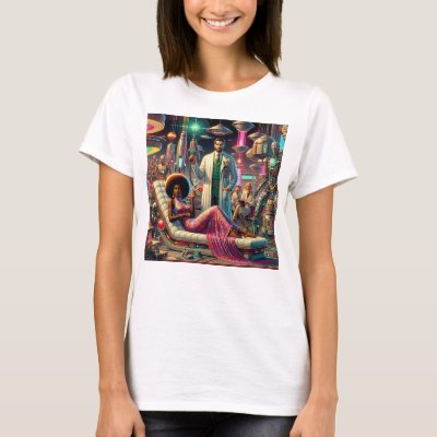 Vintage Sci-Fi Aliens T-Shirt