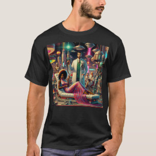 Vintage Sci-Fi Aliens T-Shirt