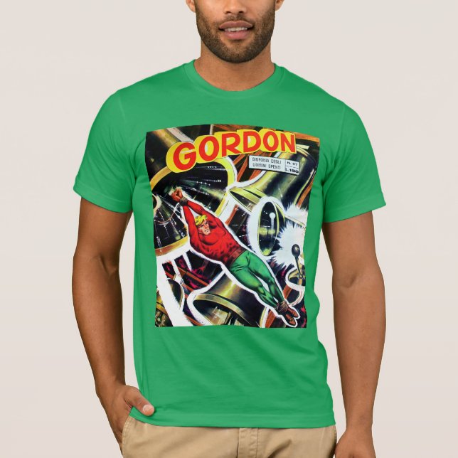 Vintage Sci-Fi Comic Book T-Shirt (Front)