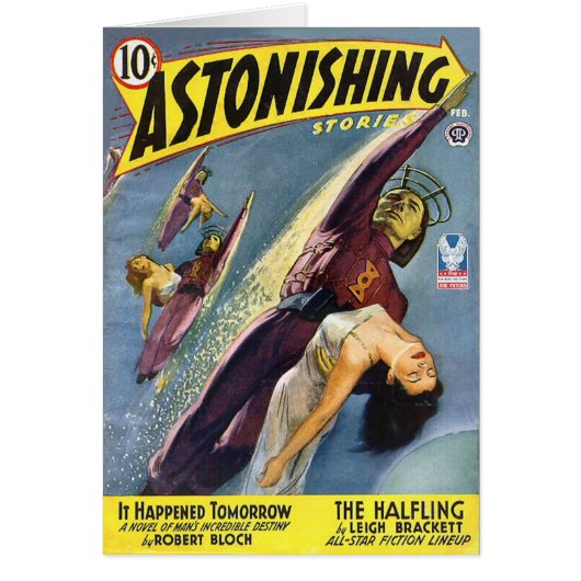 Vintage Sci-Fi Comic - The Halfling Cards (Front)