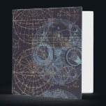 Vintage Science Book Illustration Binder<br><div class="desc">An astronomical illustration from a vintage science book</div>