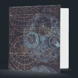 Vintage Science Book Illustration Binder<br><div class="desc">An astronomical illustration from a vintage science book</div>