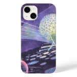 Vintage Science Fiction, a Glowing Orb with Aliens Case-Mate iPhone 14 Case