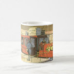 Vintage Science Fiction Airplane Helicopter Limo Coffee Mug