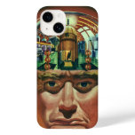 Vintage Science Fiction, Alien Brain in Laboratory Case-Mate iPhone 14 Case