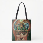 Vintage Science Fiction, Alien Brain in Laboratory Tote Bag