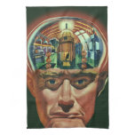 Vintage Science Fiction, Alien Brain in Laboratory Towel