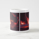Vintage Science Fiction Alien Red Planet Explosion Giant Coffee Mug