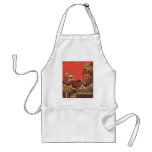Vintage Science Fiction, Alien Steam Punk Helmets Adult Apron