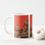 Vintage Science Fiction, Alien Steam Punk Helmets Coffee Mug