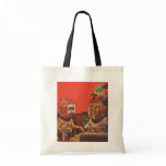 Vintage Science Fiction, Alien Steam Punk Helmets Tote Bag