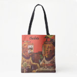 Vintage Science Fiction, Alien Steam Punk Helmets Tote Bag