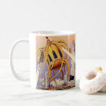 Vintage Science Fiction Alien War Invasion Octopus Coffee Mug