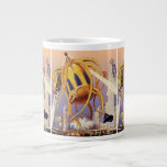 Vintage Science Fiction Alien War Invasion Octopus Large Coffee Mug